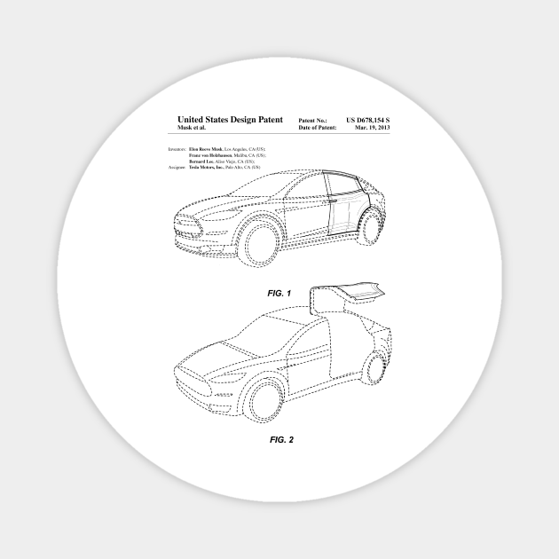 drawing of a tesla model x
